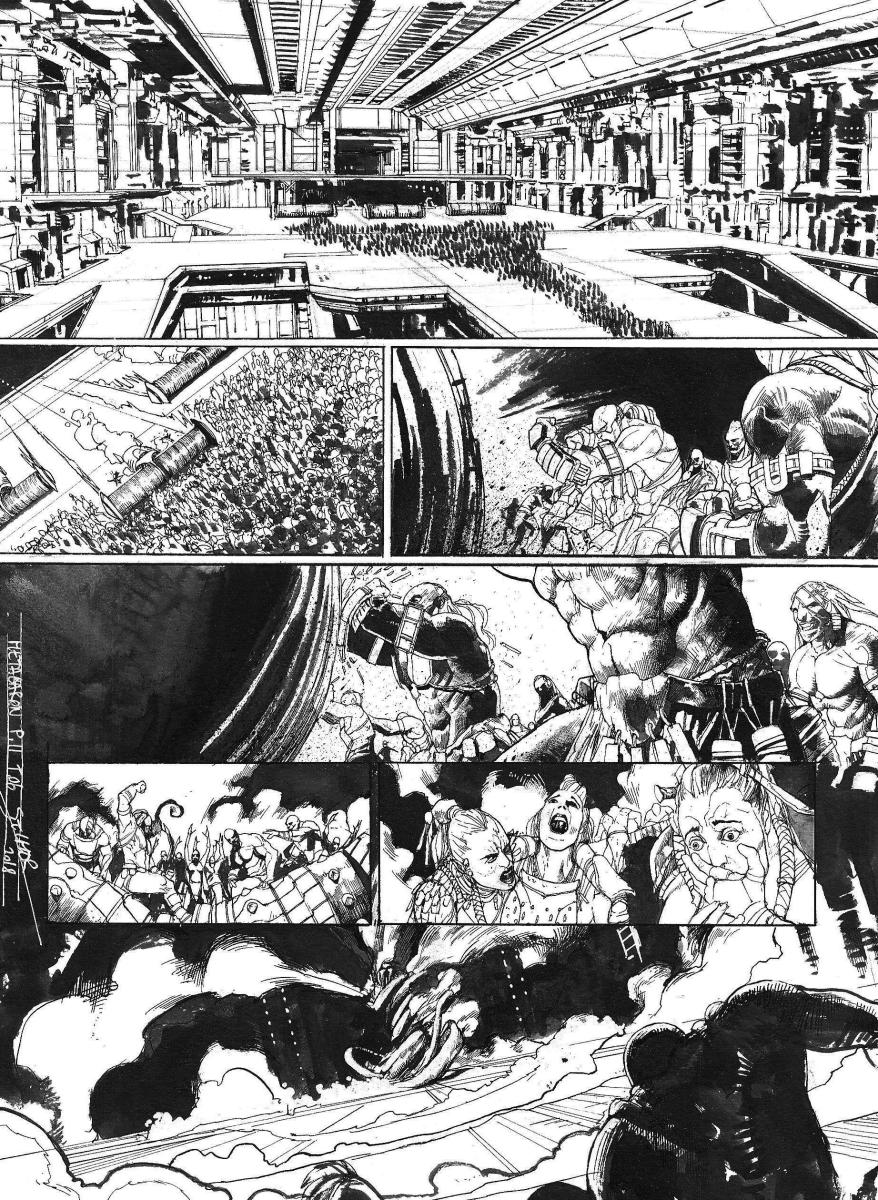 Planche originale 11 de Méta-Baron T.06 signée