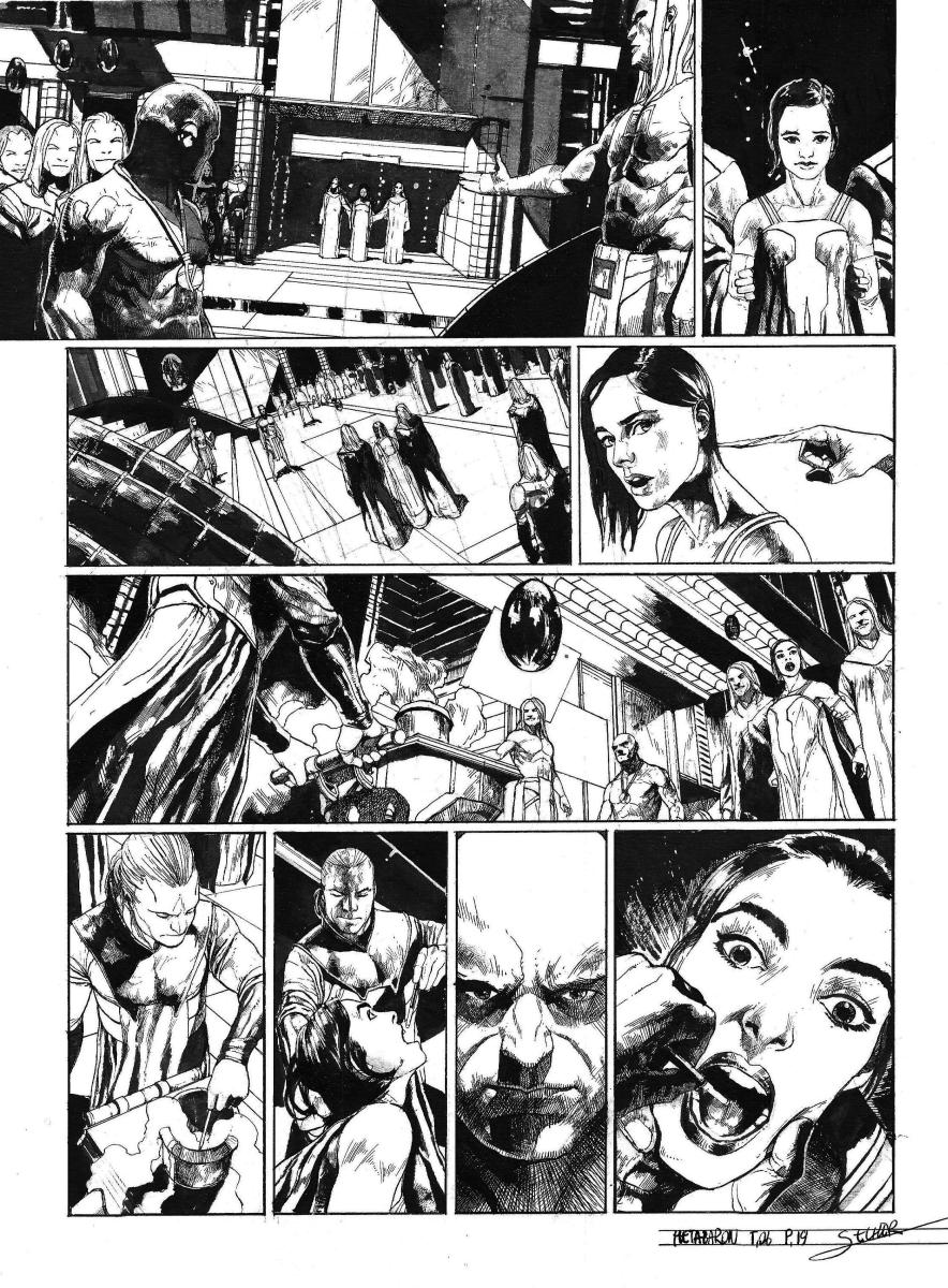 Planche originale 19 de Méta-Baron T.06 signée