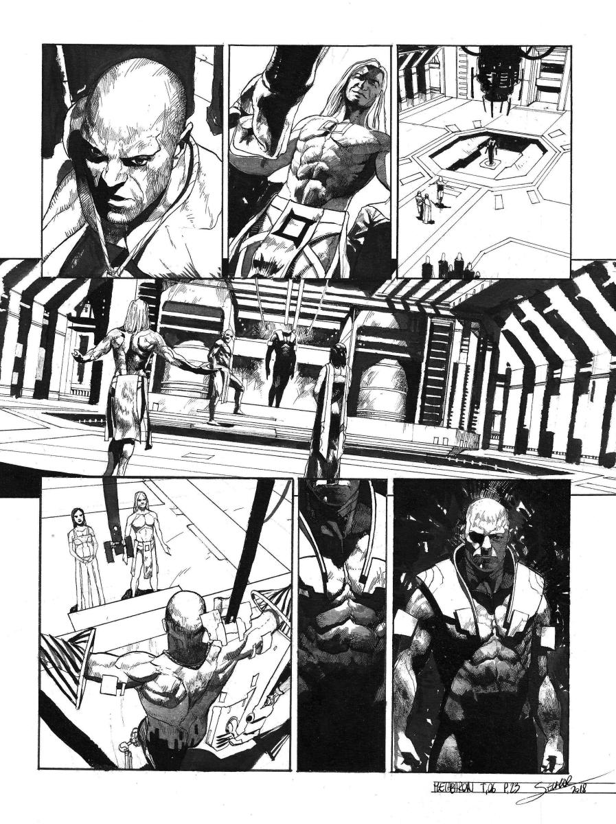 Planche originale 23 de Méta-Baron T.06 signée