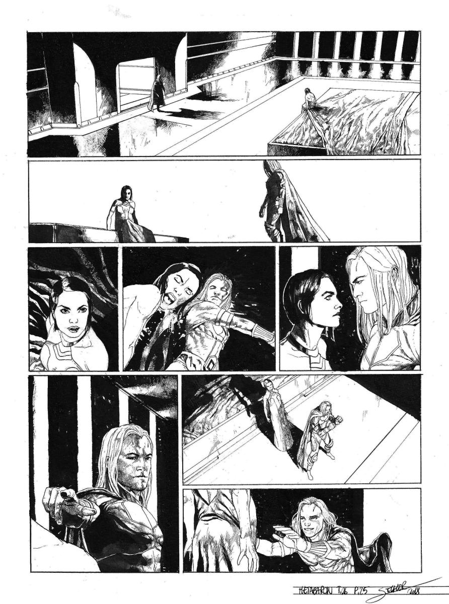 Planche originale 25 de Méta-Baron T.06 signée