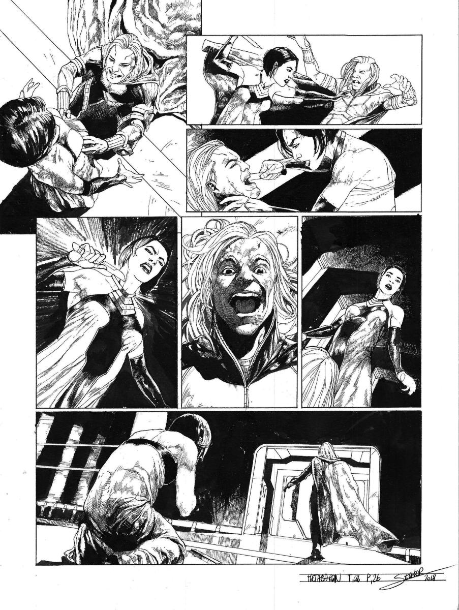Planche originale 26 de Méta-Baron T.06 signée