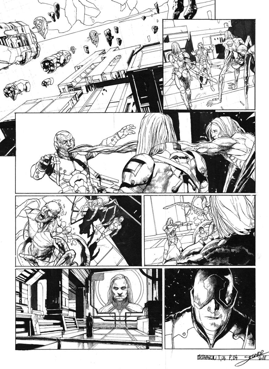 Planche originale 24 de Méta-Baron T.06 signée