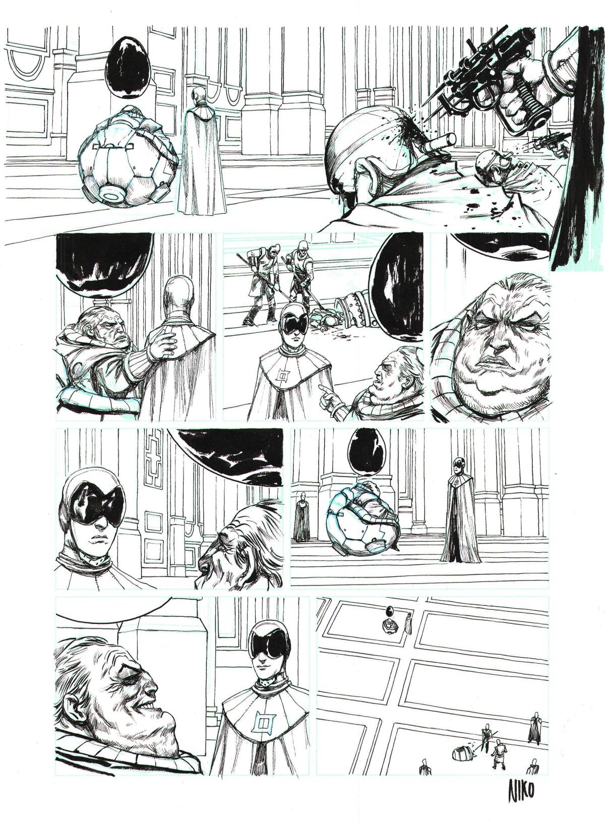 Planche originale 8 des METABARONS Tome 3
