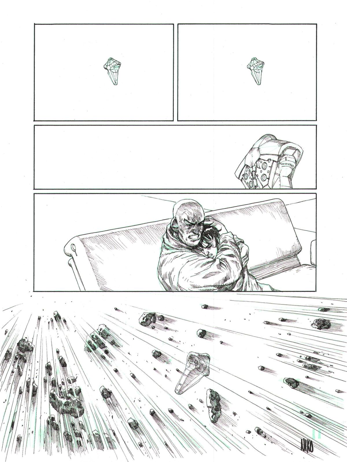 Planche originale 11 des META-BARON Tome 4