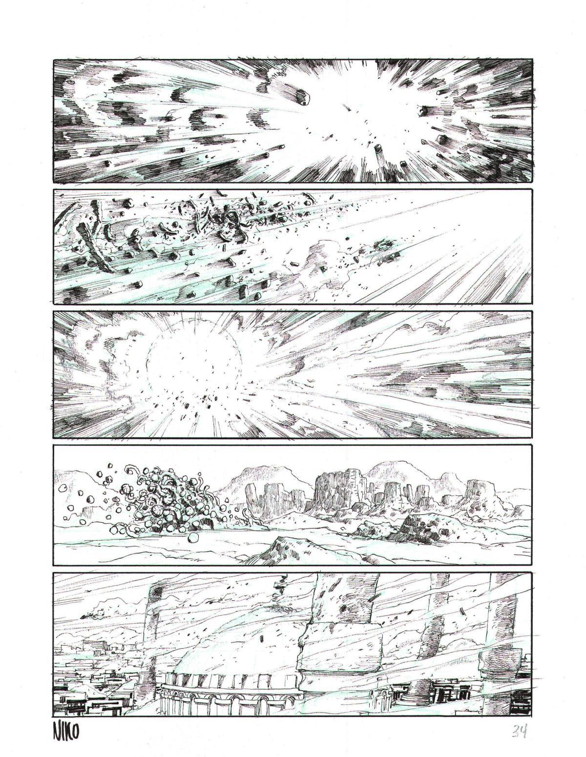 Planche originale 34 des METABARONS Tome 3