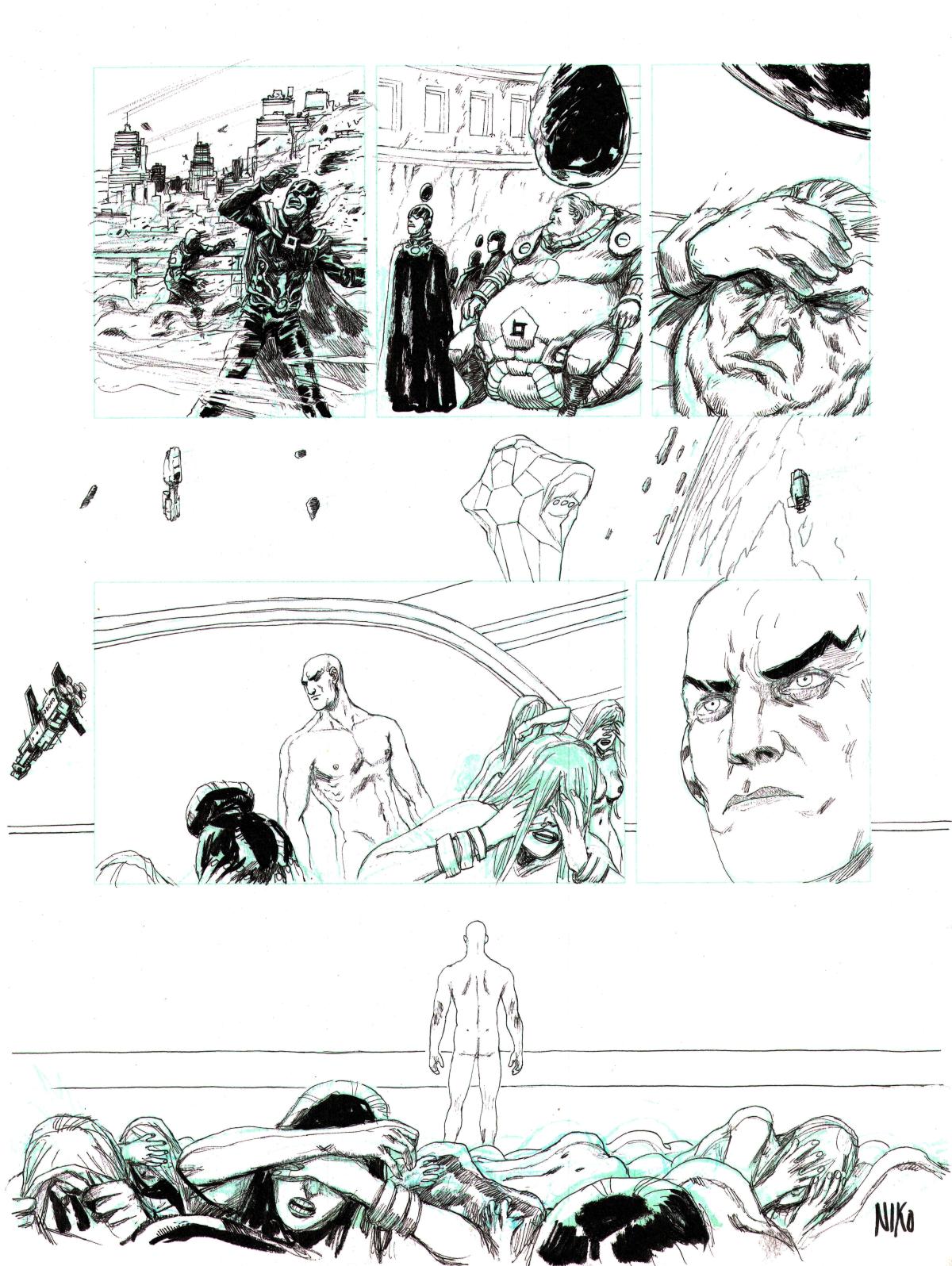 Planche originale 35 des META-BARON Tome 3