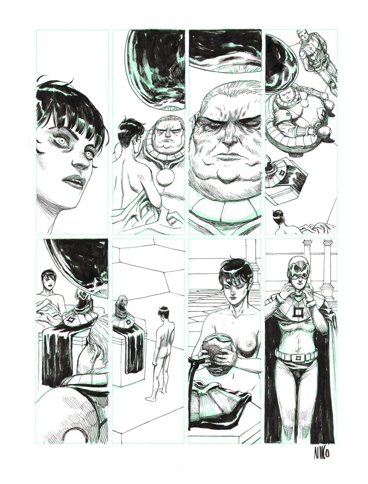Planche originale 35 des META-BARON Tome 4