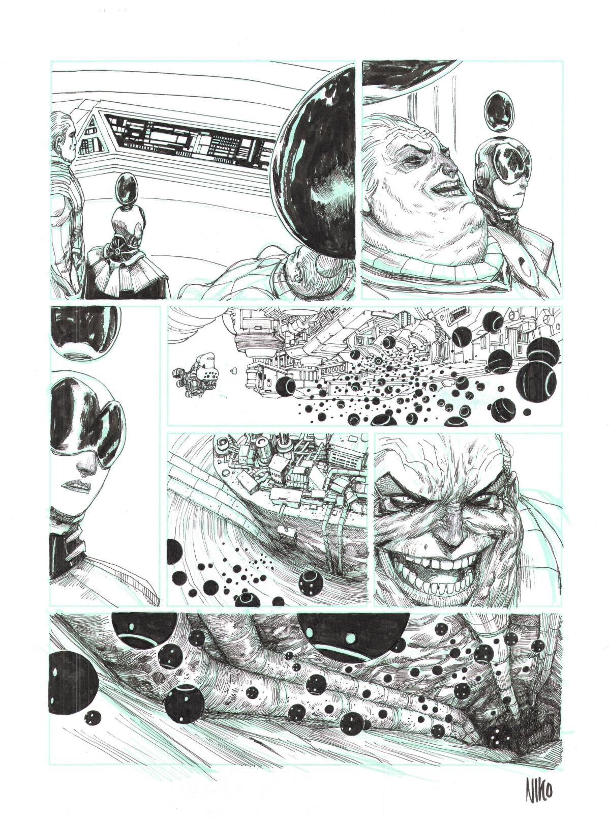 Planche originale 47 des META-BARON Tome 4