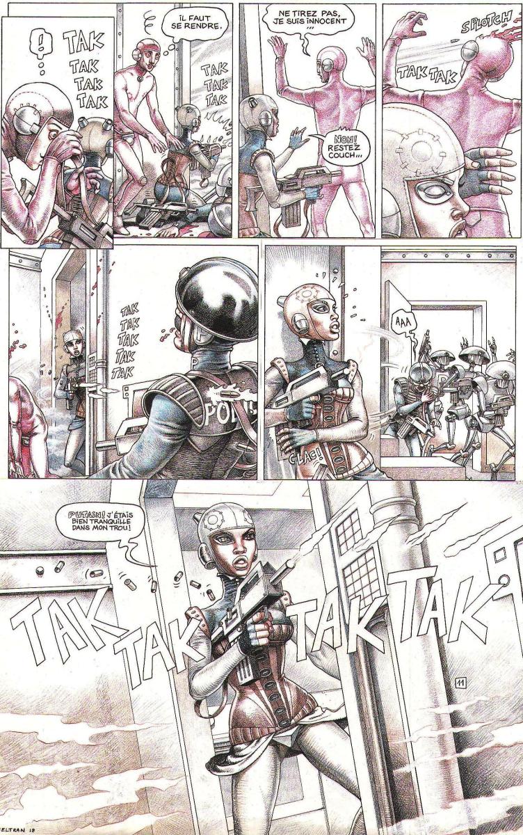 Planche originale 11 en couleur du tome 1 de Nathanaelle