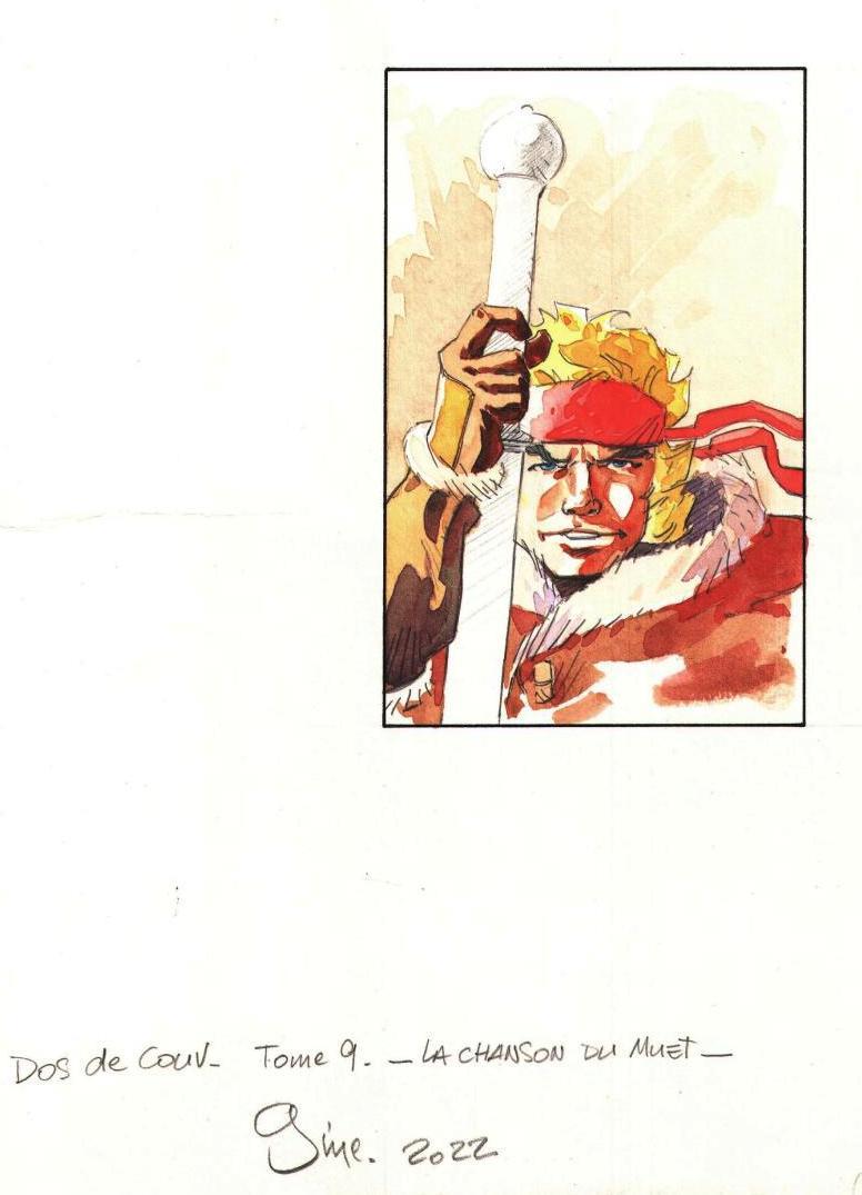 Dos de couverture du tome 9 de la série NEIGE - La chanson du muet par GINE