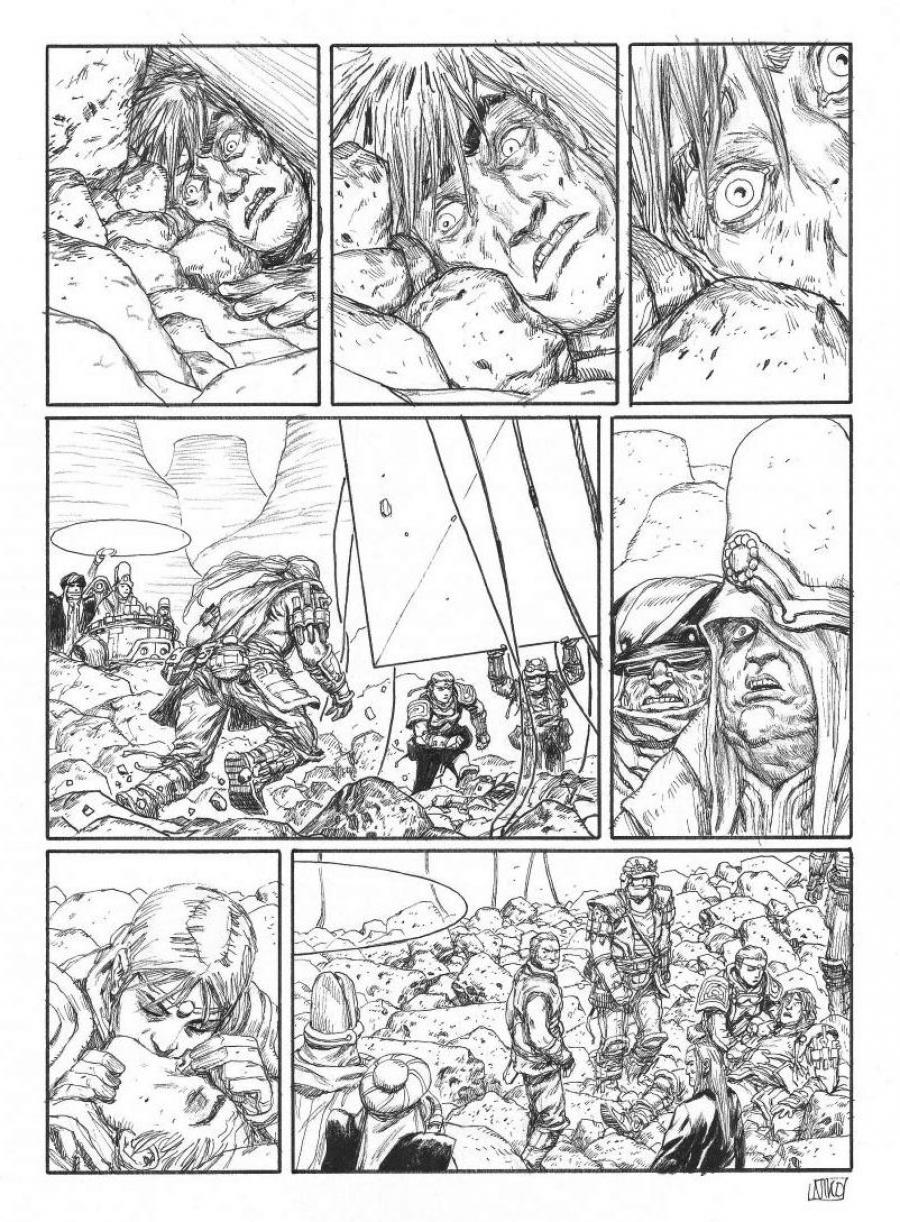 Planche originale 3 META-BARON Tome 3 par Niko HENRICHON