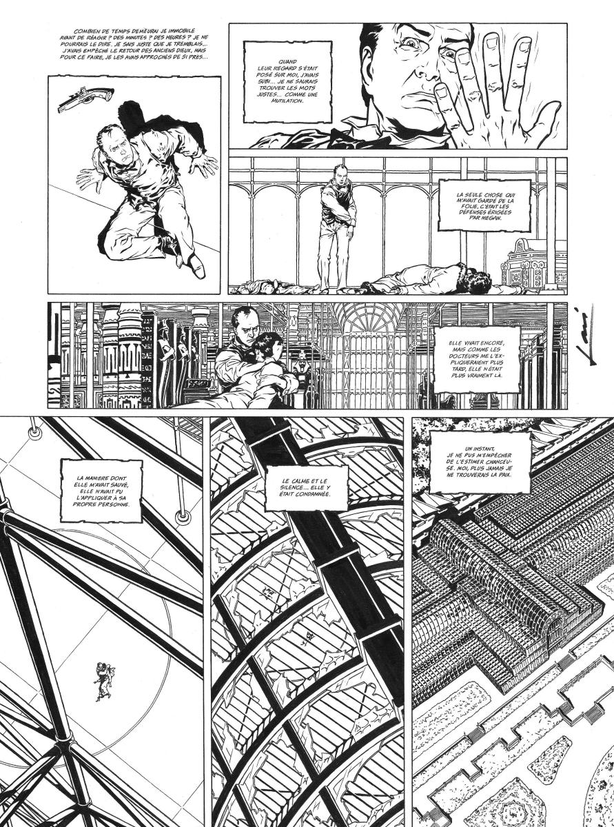 Planche originale 41 du tome 2 de Sherlock Holmes & Le Nécromicum 