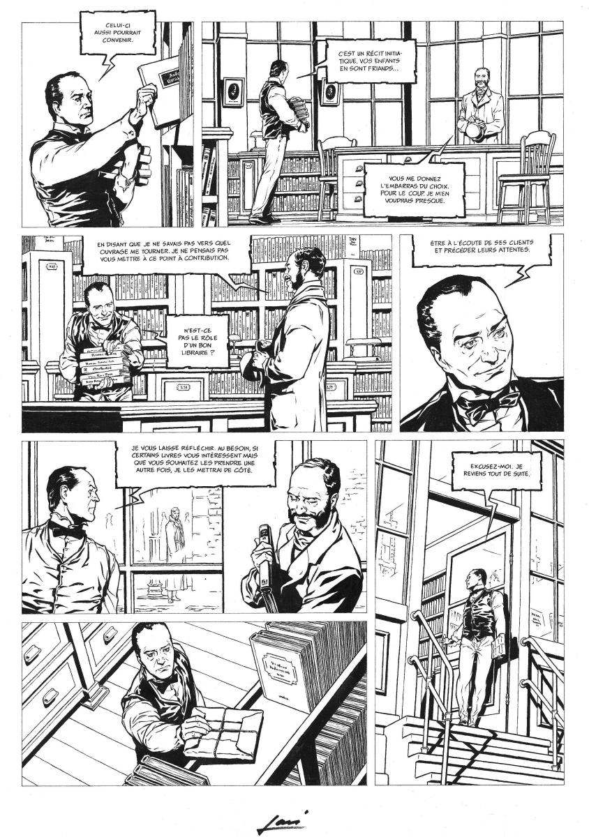 Planche originale 10 du tome 1 de Sherlock Holmes & Les Voyageurs du Temps 