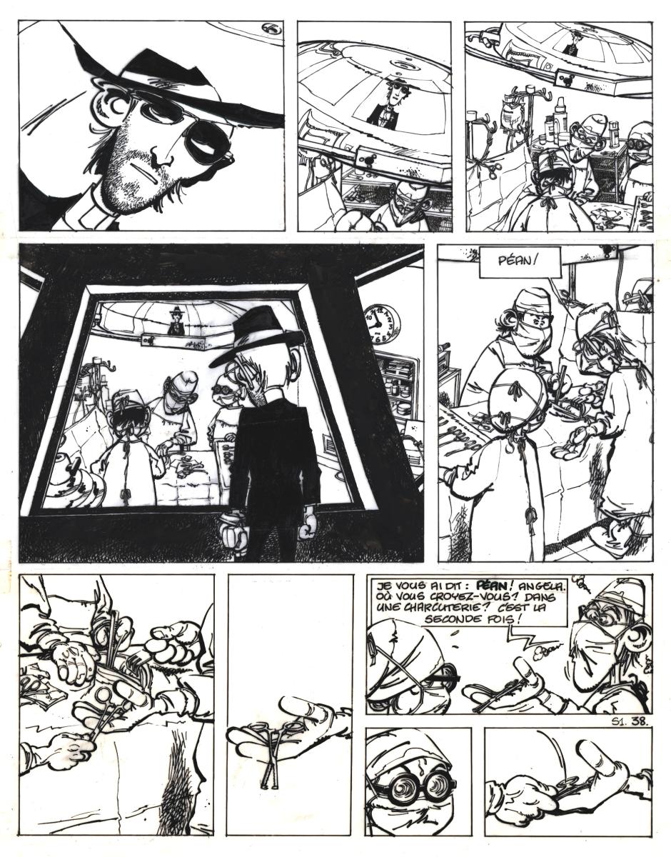 Planche originale 38 du tome 1 de SODA - Un ange trépasse -