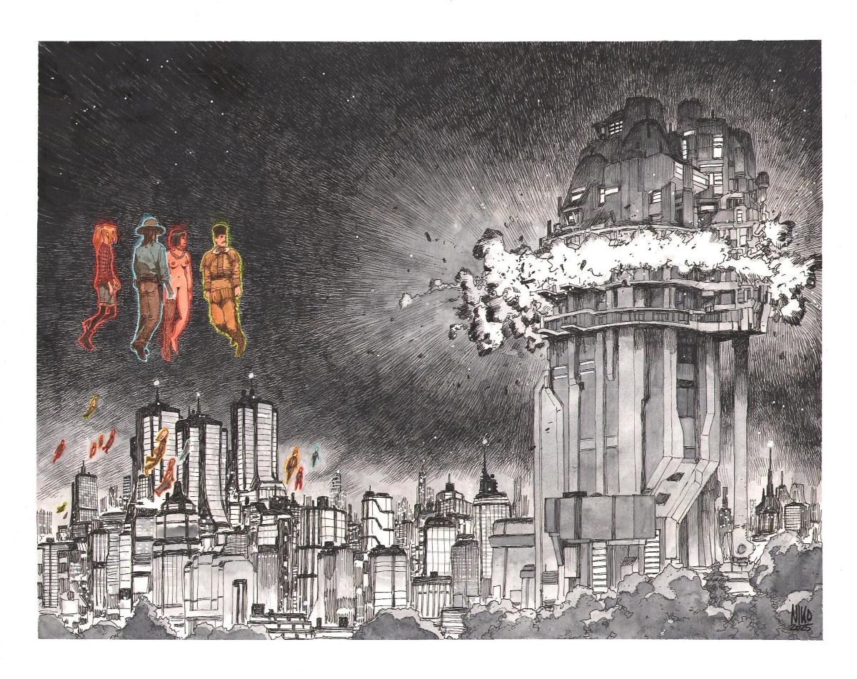 Double planche originale 224-225 de Spectateurs