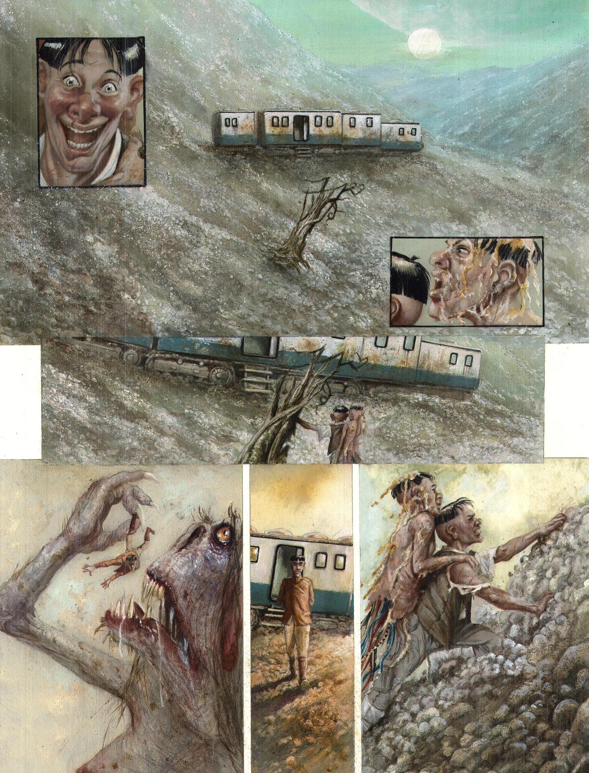 Planche originale 40 de Rayons pour Sidar Tome 1 - Lorrain