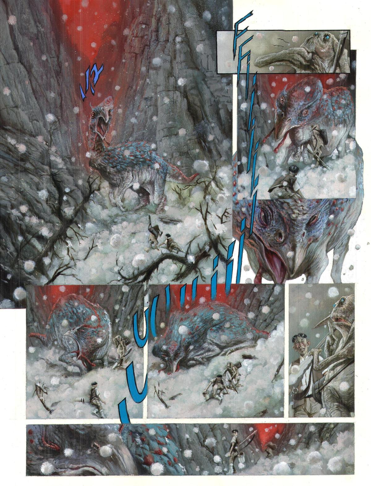 Planche originale 4 de Rayons pour Sidar Tome 1 - Lorrain