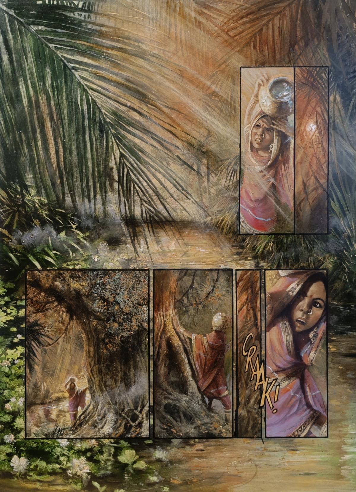 Planche originale 12 de Kundan Tome 2