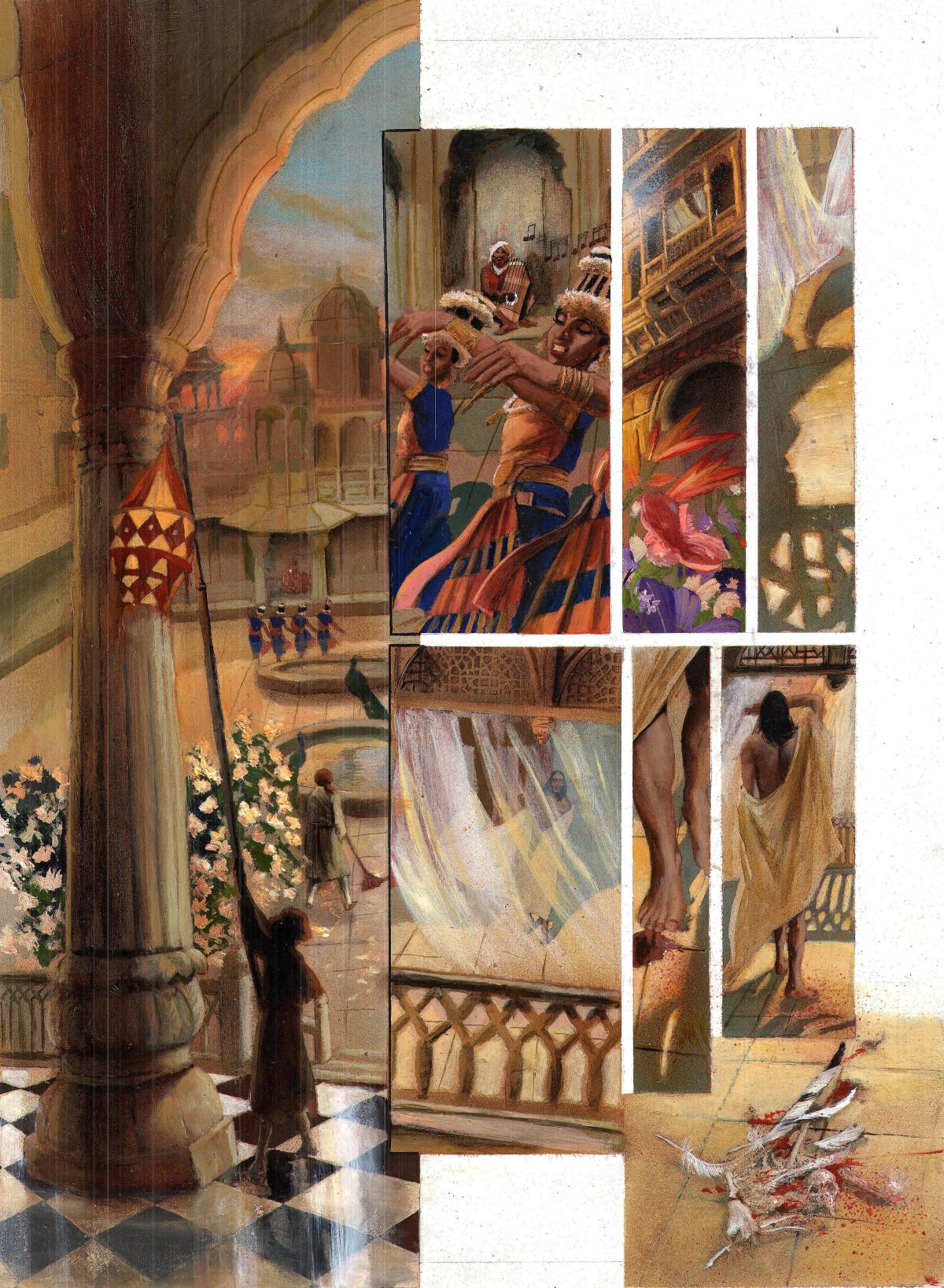 Planche originale 7 de Kundan Tome 2