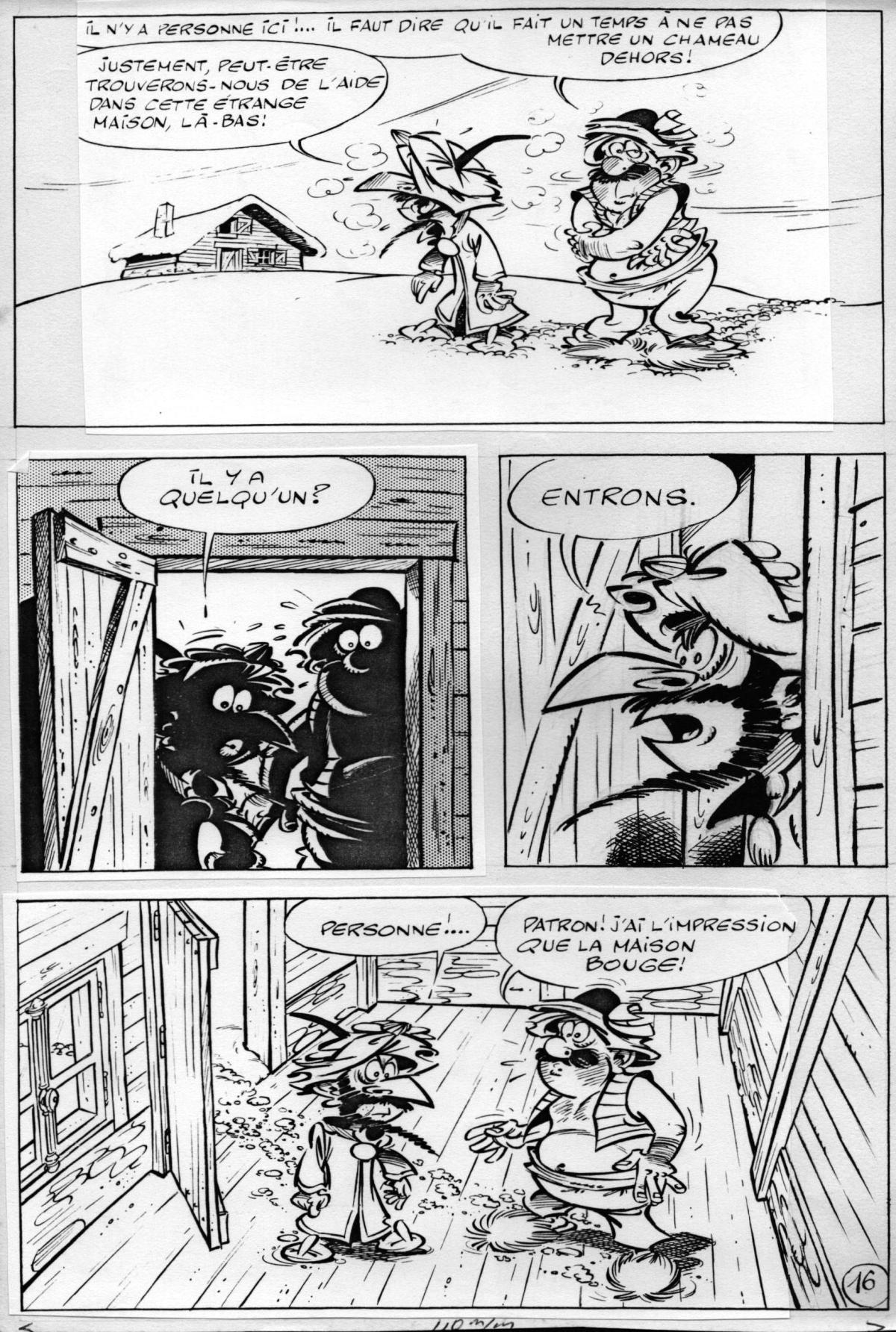 Planche originale 16 pour Iznogoud édition de poche de Jean Tabary