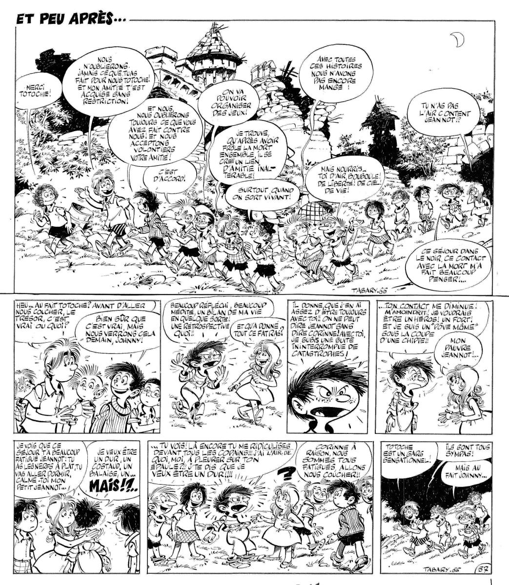 TOTOCHE, Planche originale 57, Le Trésor des Oubliettes