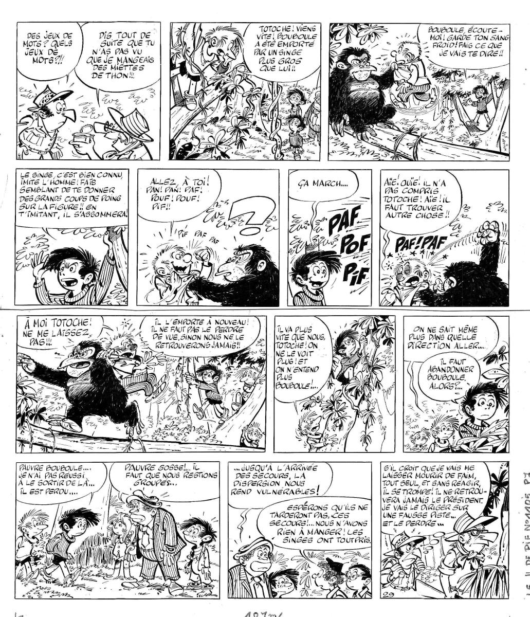 TOTOCHE, Planche originale 29 Le Grand Voyage par Jean Tabary