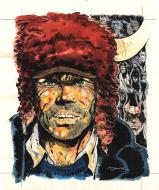 Divers : Couverture originale pour Charlie mensuel n° 19 - LE MENEUR DE CHIENS -  par DIMITRI