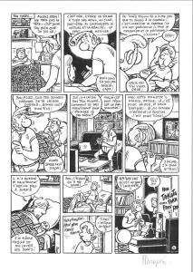 LUCIEN : Planche originale 05 de l'album de Lucien 9  'Toujours la banane' par Frank Margerin