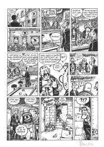 JE VEUX UNE HARLEY : Planche originale 34 de 'Je veux une harley' Tome 2  Bienvenue au club  par Frank Margerin