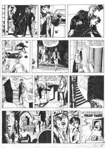 J�R�ME K. J�R�ME BLOCHE : Planche originale 42 du tome 1 de JEROME K. JEROME BLOCHE - L'ombre qui tue -