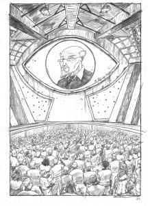 1984  : Planche Originale 13 de 1984 par Fr�d�ric Pontarolo