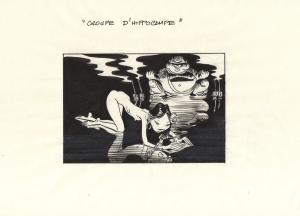 LES INNOMMABLES : Illustration originale petit format LES INNOMMABLES par CONRAD