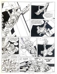 LUC ORIENT : Luc Orient -  La l�gion des anges maudits  - Tome 8  - Planche originale 19