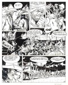COMANCHE : Planche originale 35 de COMANCHE du tome 13 par Michel ROUGE