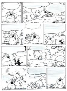 CUBITUS : Planche originale 3 de CUBITUS par DUPA