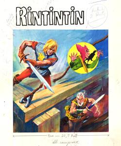 RIN TIN TIN : Couverture originale de RIN TIN TIN num�ro 31 par BUSETT