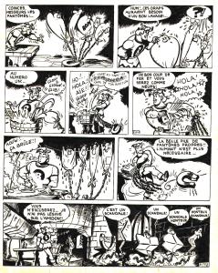 BELLOY : Planche originale 14 de BELLOY tome 4 L'homme qui avait peur de son ombre par Pierre Dupuis