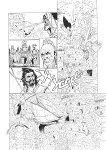 SHEID : Planche Originale 43 de She�d Le pi�ge de Mafate