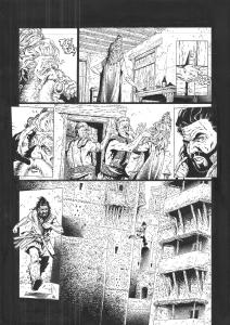 SHEID : Planche Originale 24 du tome 1 de She�d Le pi�ge de Mafate
