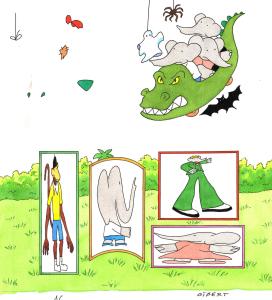 BABAR : Illustration originale de BABAR- attraction