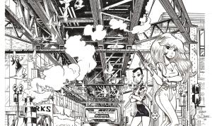 RUBINE : Illustration de Jacquette de la s�rie RUBINE du tome 6 par DE LAZARE