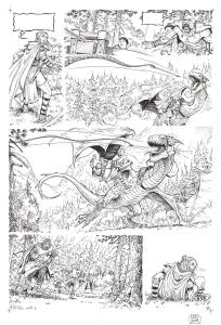 LE DERNIER DRAGON : Planche originale 20 de LE DERNIER DRAGON du tome 1 par PILIPOVIC