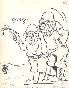 Divers : Alors on vous a encore fait une blague, hein ? Illustration originale de FRED publi�e dans la revue Quartier Latin