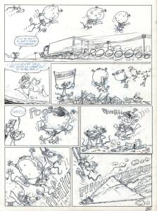 RAT'S : PLANCHE ORIGINALE 36 TOME 1 de RAT'S  En partance pour nulle part