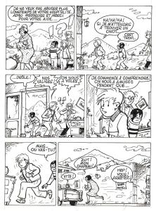 BIBI FRICOTIN : Planche originale 36 de BIBI FRICOTIN - Sacr� Robert par LACROIX