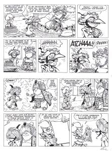 IZNOGOUD : Planche originale Iznogoud N�8 Des bougies pour Iznogoud