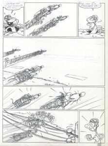 RAT'S : PLANCHE ORIGINALE 21 TOME 2 de RAT'S Quand pousse le bitume