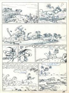 RAT'S : PLANCHE ORIGINALE 29 TOME 1 de RAT'S  En partance pour nulle part