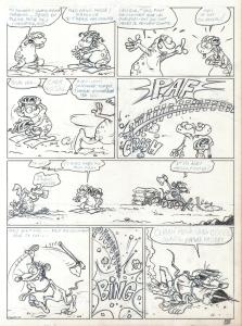 RAT'S : PLANCHE ORIGINALE 3 TOME 2 de RAT'S Quand pousse le bitume