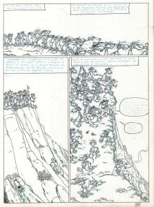 RAT'S : PLANCHE ORIGINALE 46 TOME 2 de RAT'S Quand pousse le bitume